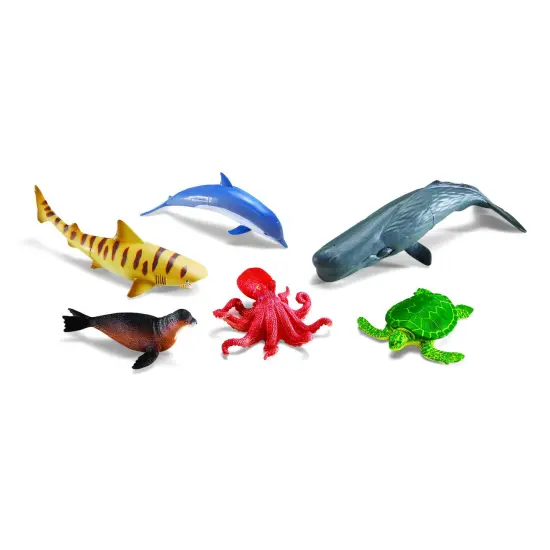 Jumbo Ocean Animals, Set of 6 {2}