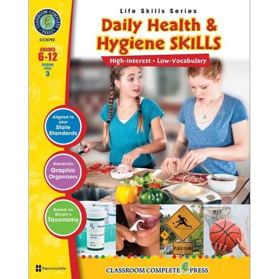 Daily Health & Hygiene Skills Book, Grade 6-12 {1}