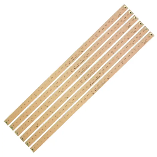 Wood Yardstick, Pack of 6 {1}
