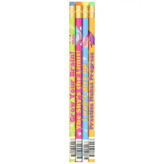 Growth Mindset Pencil Assortment, 12 per Pack, 12 Packs {1}