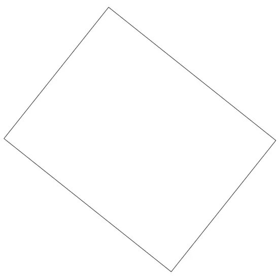 Coated Poster Board, White 14 pt., 22" x 28", 25 Sheets {1}