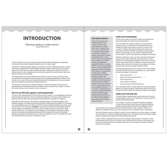 The Ultimate Book of Phonics Word Lists: Grades K-1 {4}