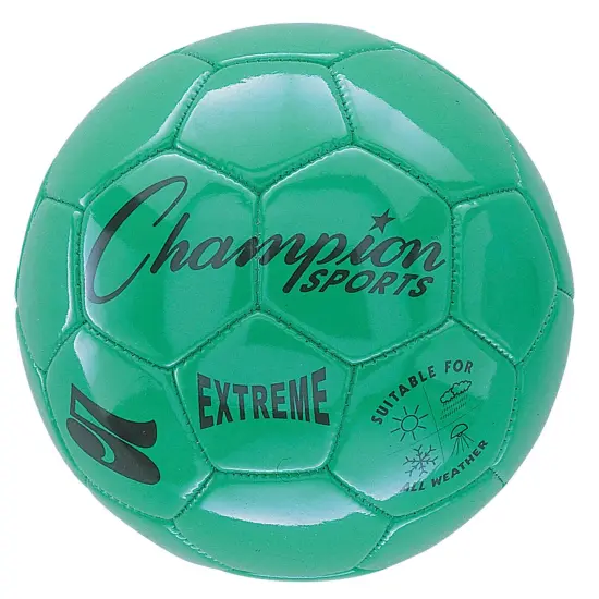 Extreme Soccer Ball, Size 5, Green {1}