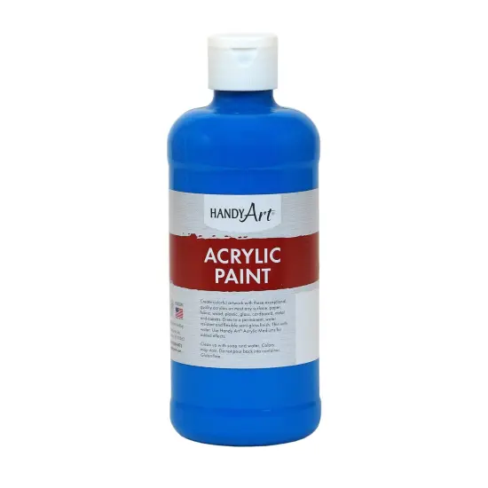 Acrylic Paint 16 oz, Cobalt Blue, Pack of 3 {2}