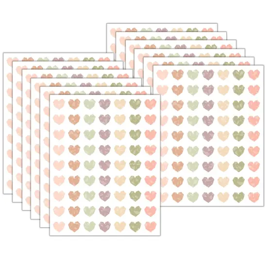 Terrazzo Tones Hearts Mini Stickers, 378 Per Pack, 12 Packs {1}
