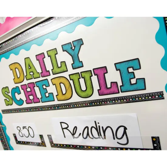 Chalkboard Brights Magnetic Borders, 24 Feet Per Pack, 3 Packs {4}