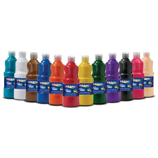 Washable Tempera Paint, Assorted Colors, 12 Count {1}