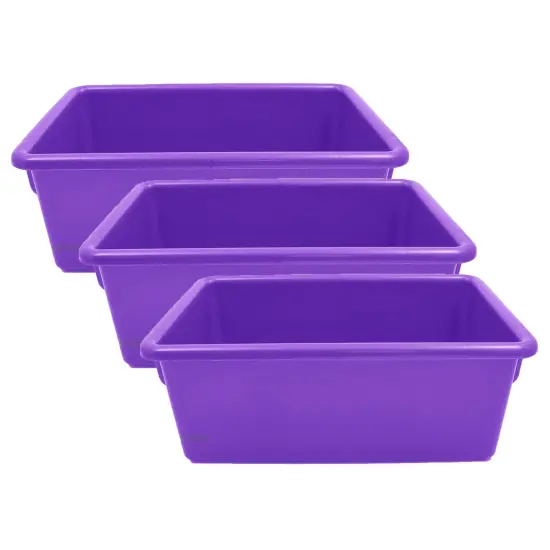 Cubbie Tray, Purple, Pack of 3 {1}