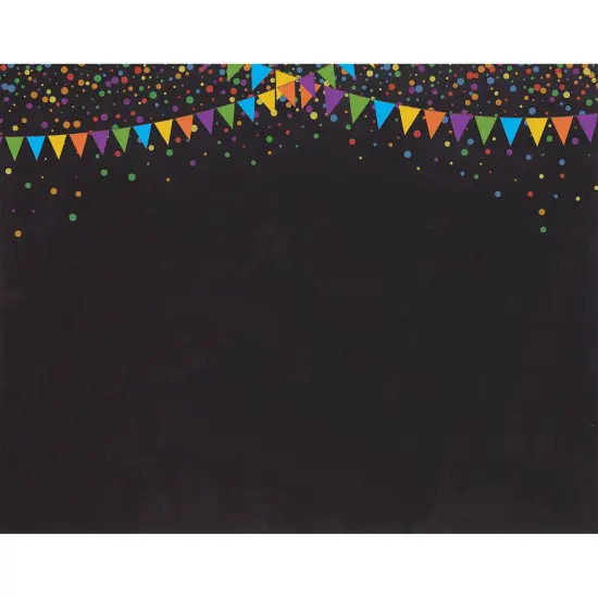 Premium Pennant Poster Board, Black, 22" x 28", 25 Sheets {1}