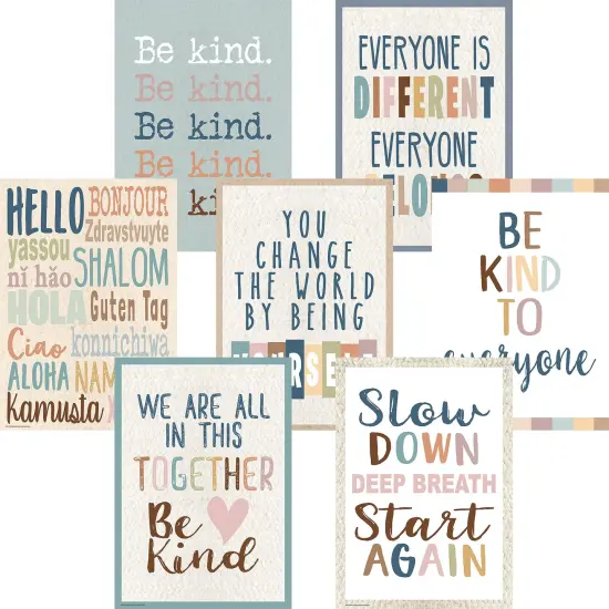 Everyone Is Welcome Posters, 13-3/8" x 19", Set of 7 {1}