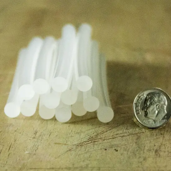 Mini Size 4" Clear Hot Glue Sticks, 5 lb Box {3}