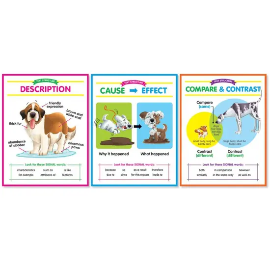 Anchor Chart Set: Text Structures Bulletin Board Set {2}