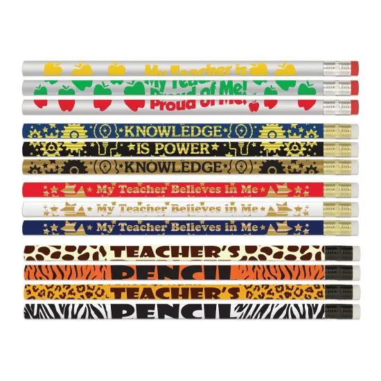 Teacher Rewards Pencils Assortment, Pack of 144 {1}