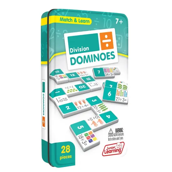 Division Match & Learn Dominoes, Pack of 2 {3}
