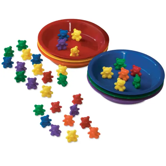 Baby Bear&trade; Sorting Set, 102 Bears, 6 Bowls {1}