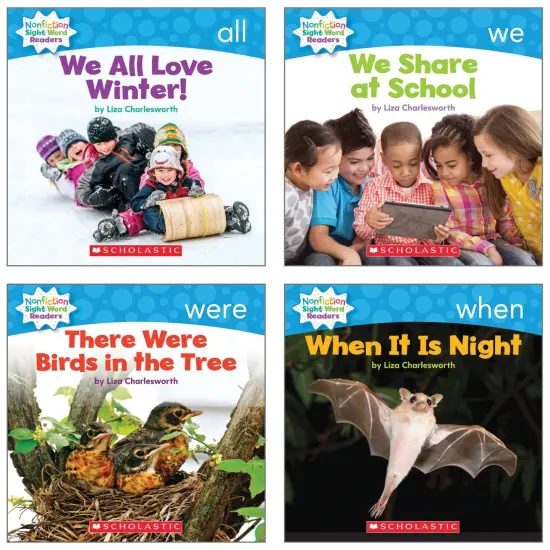 Nonfiction Sight Word Readers Set, Level B, Set of 25 Books {3}