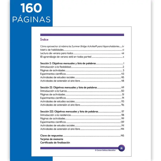 Summer Bridge Activities Spanish, Grade 6-7 {3}