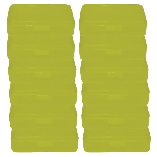 Pencil Box, Lemon, Pack of 12 {1}