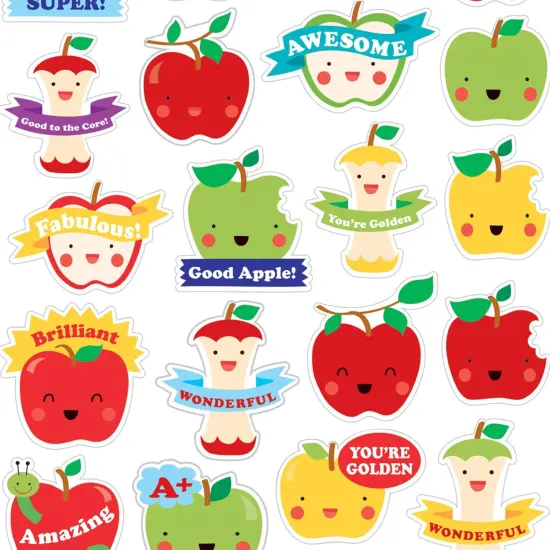 Apple Scented Stickers, 80 Per Pack, 6 Packs {3}