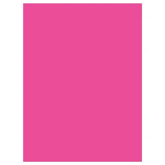 Construction Paper, Hot Pink, 9" x 12", 50 Sheets Per Pack, 10 Packs {5}