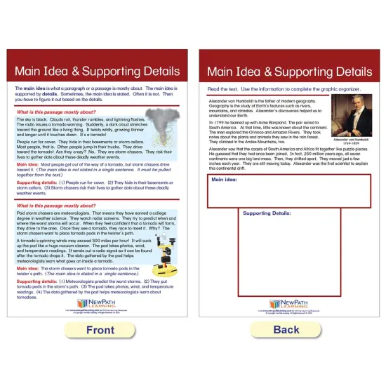 Reading Comprehension Bulletin Board Activity Chart Set {3}