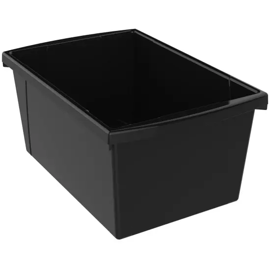 Medium Classroom Storage Bin, Black {1}
