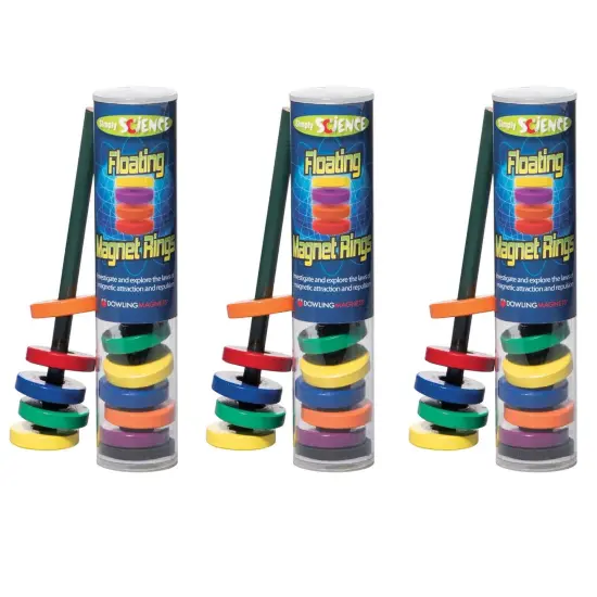 Floating Magnet Rings, 6 Per Pack, 3 Packs {1}
