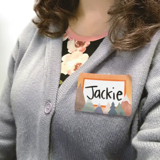 Moving Mountains Name Tags/Labels Multi-Pack, 36 Per Pack, 6 Packs {3}