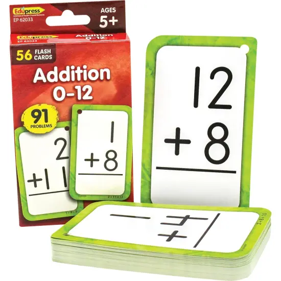 Addition 0-12 Flash Cards, 6 Packs {2}