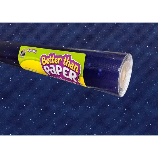 Better Than Paper&reg; Bulletin Board Roll, Night Sky, 4-Pack {2}