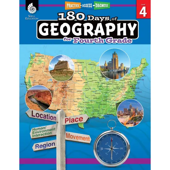 180 Days of Geography, Grade 4 {1}