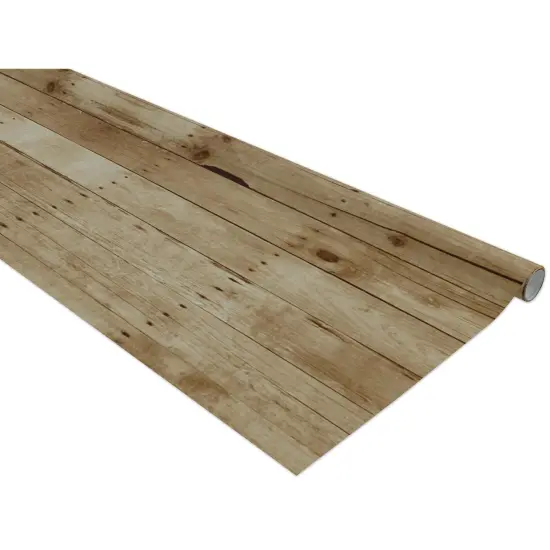 Bulletin Board Art Paper, Weathered Wood, 48" x 12', 4 Rolls {2}
