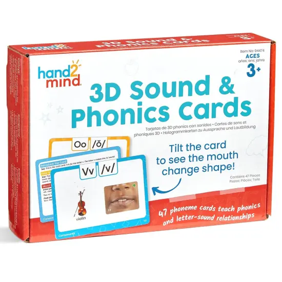 3D Sound and Phonics Cards {1}