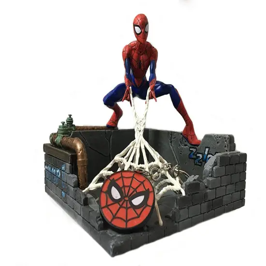 Marvel Spider-Man Finders Keypers Statue | Official Spider-Man Key Holder Figure {1}