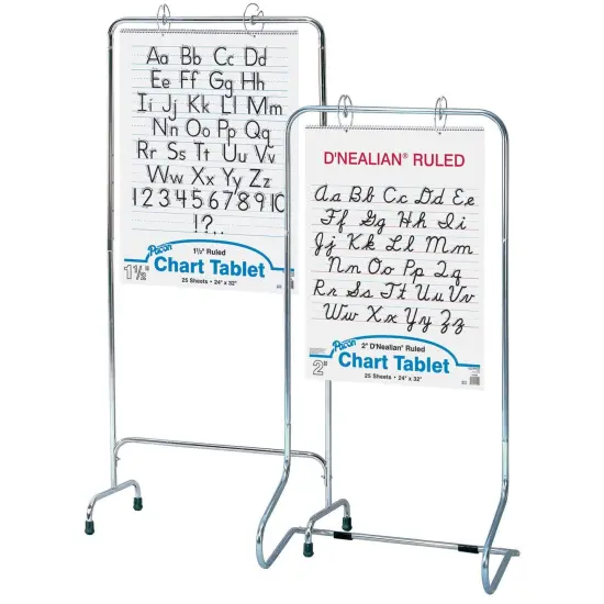 Chart Stand, Adjustable, Metal, Adjustable to 64"H, 28" Wide, 1 Stand {2}