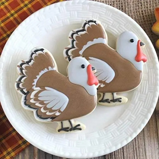 Ann Clark Thanksgiving Turkey Cookie Cutter, 3.75" Side profile full bird {2}
