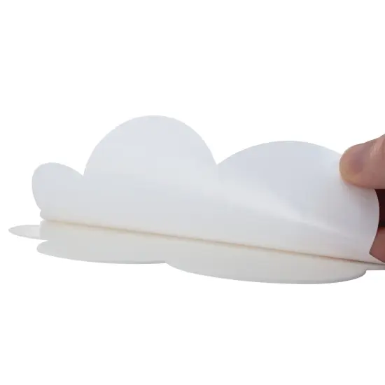 Self-Stick Dry Erase Clouds, White, 7" x 10", 10 Count {3}