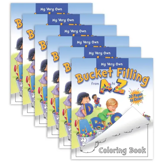 Bucket Filling from A-Z Coloring Book, Pack of 6 {1}