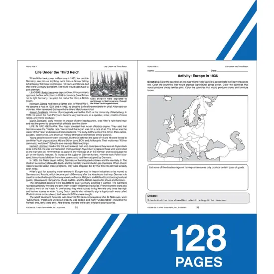 World War II Workbook, Grades 6-12 {4}