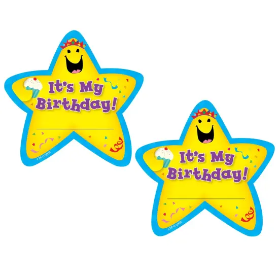 It&rsquo;s My Birthday! Star Badges, 36 Per Pack, 3 Packs {3}