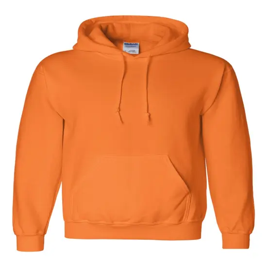Gildan&reg; DryBlend Crew Neck Long Sleeve Hooded Sweatshirt Safety orange {2}