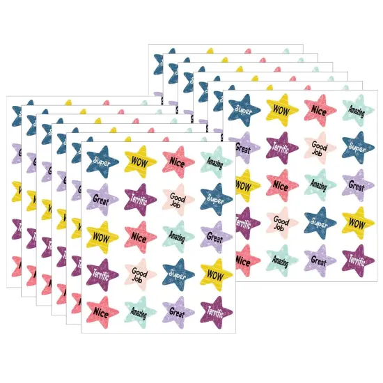 Oh Happy Day Star Rewards Stickers, 120 per Pack, 12 Packs {1}