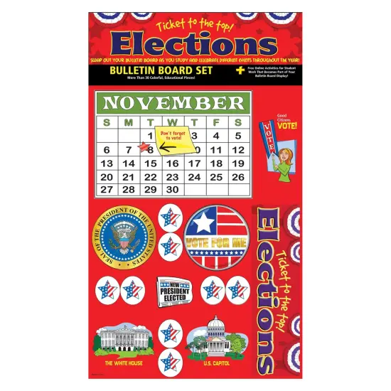 Ticket to the Top - Presidential Elections Bulletin Board Set {1}