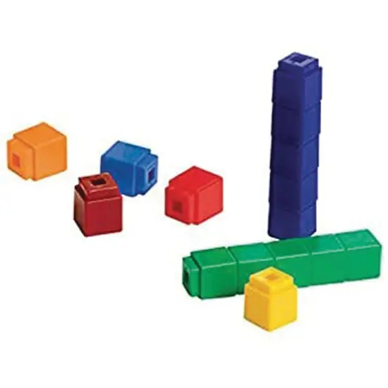 Didax Unifix ® Cubes Interlocking Counting Cubes with Activity Booklet (Set of 500) {5}
