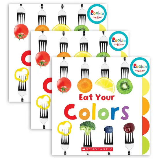 Rookie Toddler&reg; Board Book, Eat Your Colors, Pack of 3 {1}