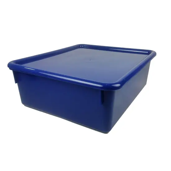 Double Stowaway&reg; Tray with Lid, Blue {1}