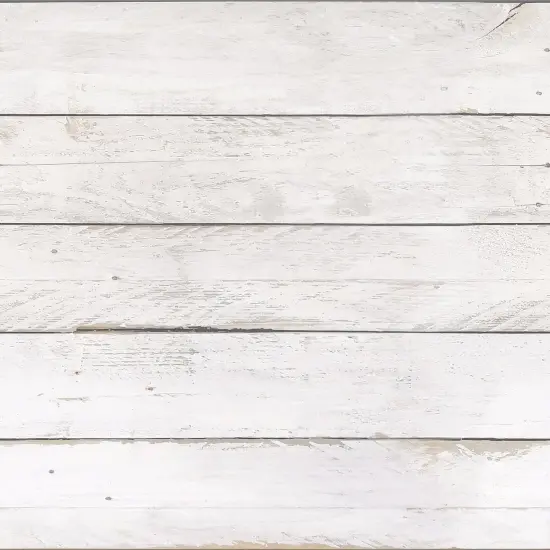 Peel and Stick Decorative Paper Roll, 17-1/2" x 10 ft, White Shiplap {3}