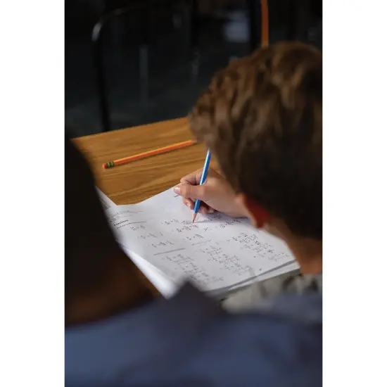 Pencils, #2 Soft, Neon Stripes, Presharpened, 10 Per Pack, 6 Packs {2}