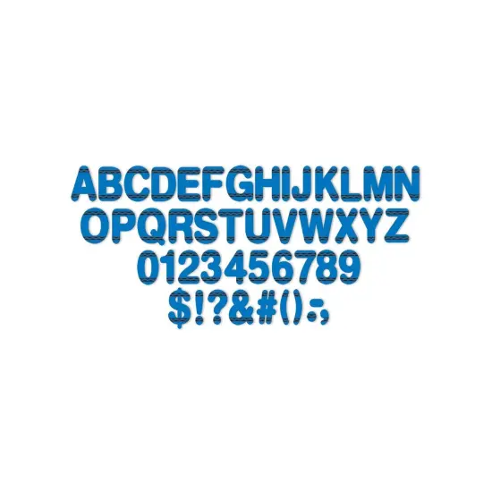 Crayola&reg; Blue Deco Letters, 178 Per Pack, 3 Packs {2}