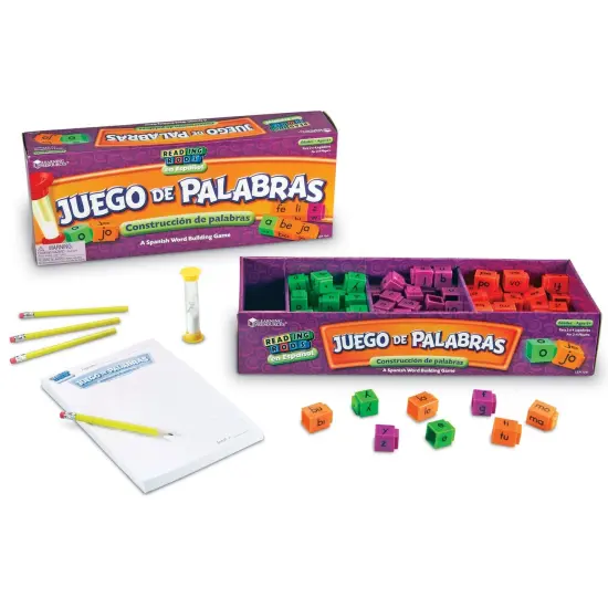 Juego de Palabras Spanish Reading Rods&reg; Word Game {1}